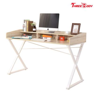China White Classical Modern Office Table Home Office Furniture  55L * 23.6W * 33.1H Inch for sale