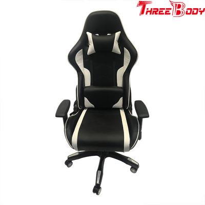 China High End Racing Seat Computer Chair , Bucket Seat Office Chair With Adjustable Headrest for sale