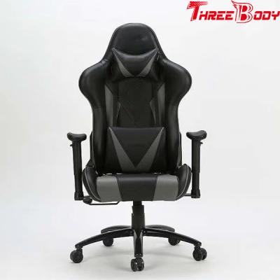 China Cadeira grande e alta ergonômica traseira alta da cadeira do jogo, a preta e a cinzenta do jogo à venda