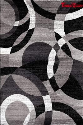 China Gray Bedroom Contemporary Area Rugs , Large Living Room Area Rugs Stains Fading Resist for sale