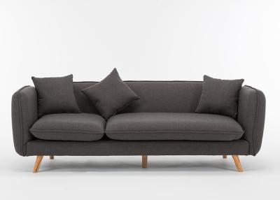 Chine Sofa gris-foncé de tissu de chambre à coucher de 3 Seat de Recliner contemporain de meubles à vendre