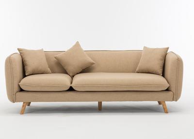 China Sofá seccional de la alta esquina de la resistencia, sofás de color caqui de la tela de la sala de estar en venta