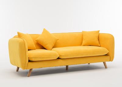 Chine Sofa triplace de tissu adapté aux besoins du client par meubles contemporains modernes de chambre à coucher à vendre