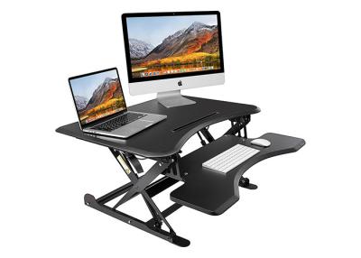 China Mdf Density Board Height Adjustable Standing Desk , Home Stand Up Computer Desk for sale