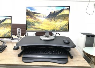 China Black Color Modern Executive Office Furniture Adjustable Standing Desk for sale