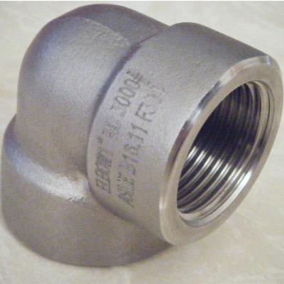 China Internal Thread SW Socket Welding Elbow 90 Degree High Pressure Thick Wall Small Diameter for sale