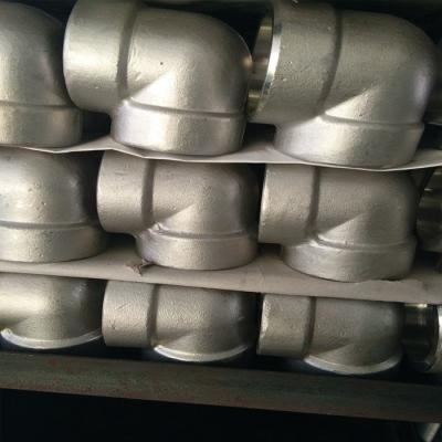 China ASME B16.11 3000LB forjó las colocaciones de acero de la soldadura del zócalo codo del tubo de 45 grados en venta