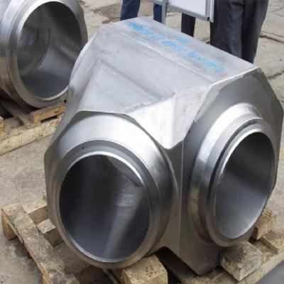 China A105 Carbon Steel Tee Large Diameter 45° Inclined Butt Welding Connection for sale