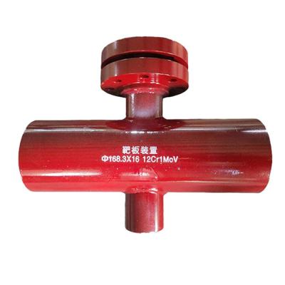 China Casting 5-10mm Steam Blowing Target Plate Straight Through Alloy Target Plate for sale