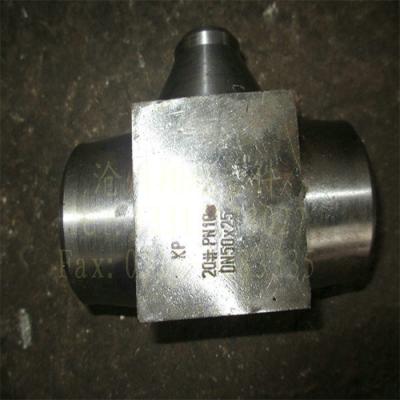 China Forged Carbon Steel Tee, Pressure Class 9000LB, High Pressure Resistant for sale