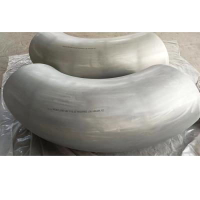 China Acessórios para tubos sem costura de aço inoxidável com comprimento de raio de cotovelos 90°E (L) 2 