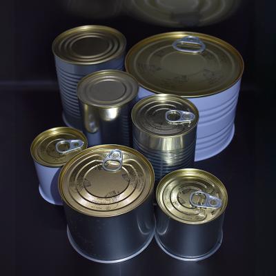 China Customizable tinplate cans food grade empty tin cans for sale