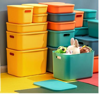 China plastic household storage box plastic storage bin kitchen pantry bathroom plastic organizer container for sale