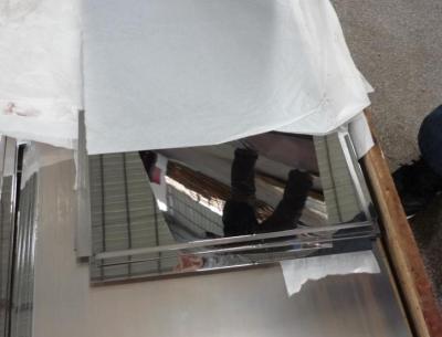 China 304 316 430 stainless steel sheet no8 mirror finish for sale
