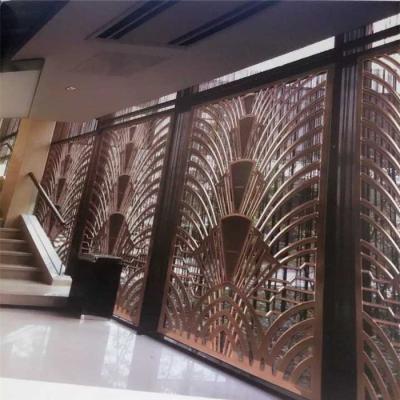 China CNC laser cutting panel screen metal decoration material for luxury architectural and interior projects for sale