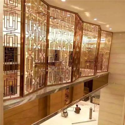 China luxury stainless steel Screens & Room Dividers Type for Commercial Home Decor for sale