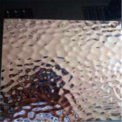 China Stainless Steel  Hammered  Sheet 304 316 grade Embossed Pattern 1219*2438mm Size for sale