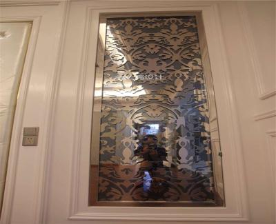 China Stainless Steel Mirror Sheet Metal for Interior SCREEN PANEL Wall decoration for sale