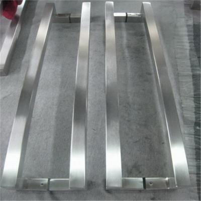 China door pull handle glass door pull handle stainless steel handle satin finish for sale