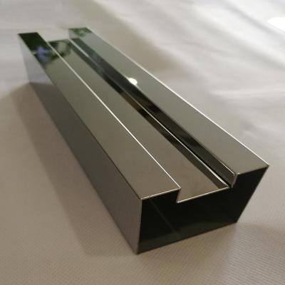 China RAILING GLASS PROFILE METAL STAINLESS STEEL CHANNEL CHINA SUPPLIER for sale