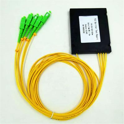 China Cassette Type Passive Optical Splitter 1 X 8 For EPON GPON FTTH Network for sale