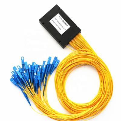 China SC/APC 1*32 PLC Optical Fiber Splitter with 3.0mm cable for sale