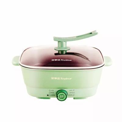 China 1500W 5L High Power Induction Steamboat Pot Non Stick Hot Pot Cooker for sale