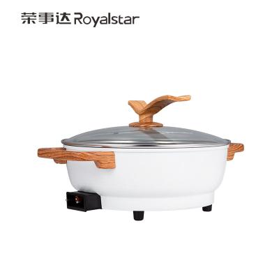 China 30cm Chinese Electric Hot Pot Steamboat Divider 5L Double Flavor for sale