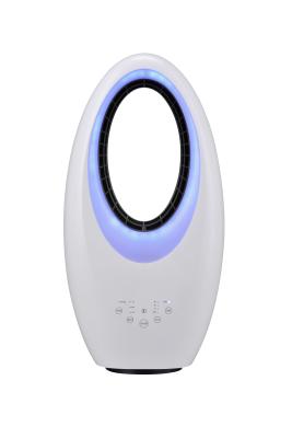 China Streamlined Air Cooler Oscillating Bladeless Tower Fan With Humidify Function for sale