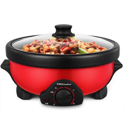 China Electric Hotpot With Heating Plate Anti Dry Protection for sale