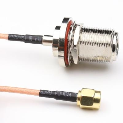 China DC 3.3-5.0V Communication Cable N Female to Male Antenna RF Coaxial Extension RG316 for sale