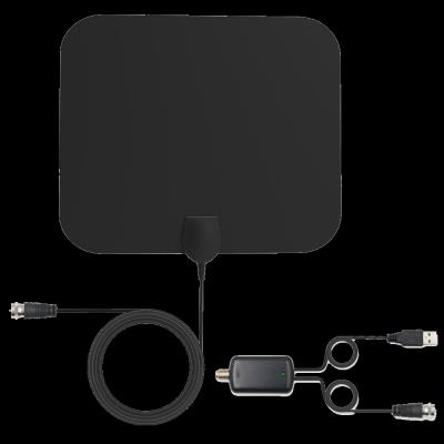 China High Definition 1080P Indoor TV Antenna with 3M Sticker and Amplifier 50 Input Impedance for sale