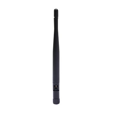 China 5dbi WiFi6E Antenna with Customized Connector Type 2.4GHz 5.8GHz 7.125GHz in Black for sale