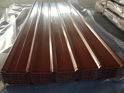 Cina Fogli di acciaio ondulato galvanizzato da 0,13 mm a 0,5 mm Fogli di acciaio colorato per tetti in vendita
