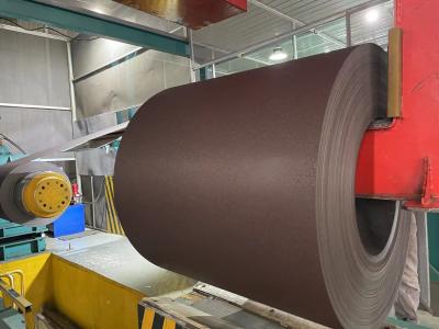 China Anti-rasguños de la lámina de metal pintada bobinas 0.2mm-0.70mm prepintado bobina de acero mate en venta
