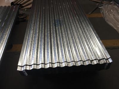 Cina 20 - 275 g/m2 lamiere di acciaio ondulato rivestito di zinco / pannelli galvanizzati per tetti per costruzioni in vendita