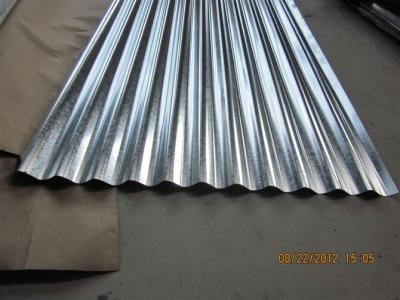 China Hoja de acero corrugado de gran tamaño para techos / revestimiento de paredes en venta