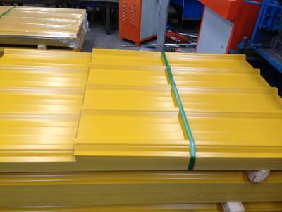 China PPGI-Dachplatte Normalspangel gewölbte Stahlplatten 1000 mm-6000 mm zu verkaufen