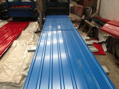 China Pre Painted Corrugated Gi Sheet , Corrugated Steel Roofing Sheets for sale