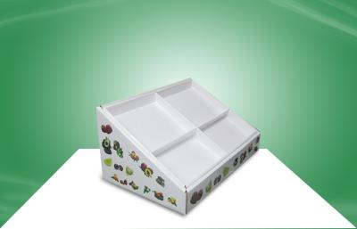Китай Стеллаж для выставки товаров картона Countertop плодоовощ розничный с лоснистой отделкой продается