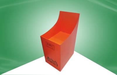 China Carton Stable Cardboard Display Bins For Promoting Wine , Paper Recycling Bins for sale