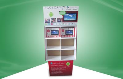 China 6 Cell portable display stands , cardboard display shelves Promote Ipad / Electronic Products for sale