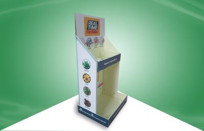 China Two Shelf cardboard counter display stands , pos counter display To Selling Madicine for sale