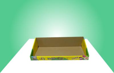 China Kids Candy Cardboard PDQ Trays For Selling Candy / Foods / Snacks for sale