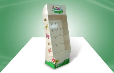 Китай Выставочные витрины картона супермаркета с крюком/изготовленными на заказ дисплеями пола картона продается