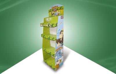 China Four - Shelf Cardboard Display Stands , Retail Cardboard Displays Promotions Plush Toys for sale