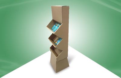 Chine OEM 3 - affichages de carton de position de cellules pour le Cd et les livres, conception unique à vendre