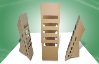 China POP Unique Design Strong Paper Cardboard Free Standing Retail Display Units for sale