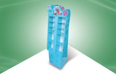 China Custom Laminated Recycled Free Standing Display Unit , 5 shelf Pallet Displays for sale