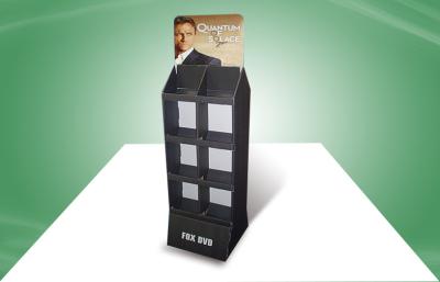 China Foldable Trade Show Cardboard Free Standing Display Units for CD DVD & Books for sale